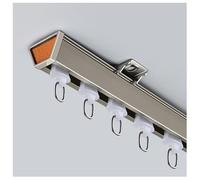 Ceiling Track System for Hospital Ains 2.3ft19.7ft Adjustable Sliding Rail Room Divider for Privacy Champagne Finish 6.9FT/210CM & Easy Install