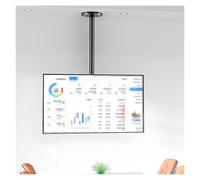 Ceiling TV Bracket, Ceiling TV Mount, 45° Swivel TV Mount, For 24-43 Inch TVs, Holds Up To 30kg/66Lbs, Installation On Ceilings/Floors