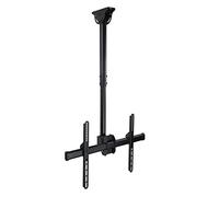 Ceiling Tv Mount, 360° Swivel Tv Mount Bracket, for Flat/Curved Displays Fits Most 37-80 Inch LCD Led Tvs, Tv Pole Mount for Flat/Sloped Ceiling, 600X400Mm7781128MM