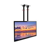 Ceiling TV Mount, Adjustable 2-Post Single Sn TV Mount - Tilt Mount Stand for 40-90 Inch TVs, Supports Max VESA 600x400mm, Perfect for Wall & Ceiling Installation