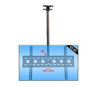 Ceiling TV Mount Adjustable Bracket for 43-65 Inch LED Displays Supports Up to 45kg VESA Compatible up to 600x400mm Perfect for Home Theater and Space-Saving Solutions.