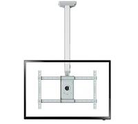 Ceiling Tv Mount - Adjustable Ceiling Tv Mount Bracket, for 40-65Inch Flat Screen Tvs, Tv Pole Holds Up to 45Kg, 600X400MmBlack