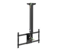 Ceiling Tv Mount - Adjustable Ceiling Tv Mount Bracket, for 40-65Inch Flat Screen Tvs, Tv Pole Holds Up to 45Kg, 600X400MmBlack