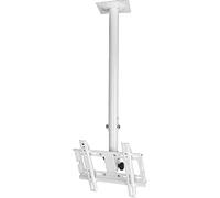 Ceiling TV Mount, Adjustable Height TV Bracket Fits 14-32inch LED Plasma Panel Display, TV Pole Mount Holds Up to 88lbs/40kg, Max VESA 200x200mm TV Mount TV Stand,B-0.52.5m