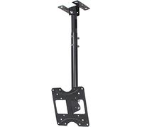 Ceiling TV Mount Adjustable MultiFunction Bracket for 2032 Inch Flat Screen LCD TVs Tilt & Swivel Monitor Holder SpaceSaving Design for Home & Office