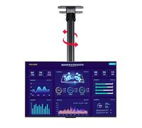 Ceiling Tv Mount Bracket - Adjustable Tilt Swivel Tv Mount, Full Motion 360°Rotation Ceiling Tv Mount Bracket, Fits 26-55 Inch Tvs Tv Stand, Max Vesa 400X400Mm,2m