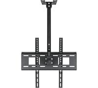 Ceiling TV Mount Bracket for 26 60 Inch TVs Adjustable Tilt Swivel TV Stand with Max 400x400mm VESA Multifunction TV Table with 132 Lbs Loading Capacity