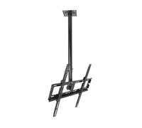Ceiling TV Mount Bracket for 32-55 Inch TVs, Dual-Sided Support, Adjustable Height, Sturdy Design, Perfect for Home Theater and Office Use,3m