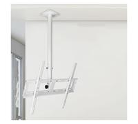 Ceiling TV Mount Bracket for 32-55 Inch TVs, Max VESA 400x400mm, Adjustable Height and Tilt Swivel, Metal Expansion Screw Fixing