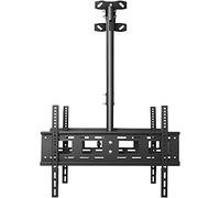 Ceiling TV Mount Bracket for 32 60 inch LED Sns Dual Sn Design with Adjustable Tilt and Swivel Fits Most Displays TV Stand for Living Room or Bedroom (0.50.85m)