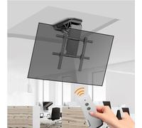 Ceiling TV Mount Bracket - Motorized Ceiling TV Mount for 50-90 Inch Screen, 0-85° Angle Adjustment Large Motorized Flat Ceiling, Suitable for Wall and Ceiling Mounting, VESA Mount