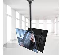 Ceiling TV Mount, Double Sided Ceiling TV Mount Bracket for 32-65 Inch TVs, Adjustable Height Telescoping Tilt and Swivel(2.5m)