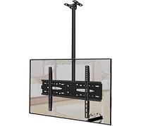 Ceiling TV Mount for 32 72 inch LED Screens Adjustable Height Smooth Rotation & Tilt Extends Up to 110 lbs Perfect for Living Room Entertainment.