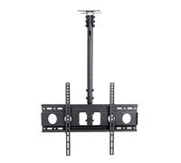 Ceiling TV Mount for 40-75 Inch TVs, Adjustable Full Motion Bracket, Tilt & Swivel, Max Load 70kg, 3m Extension for Home Theater Installation