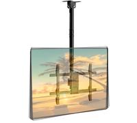 Ceiling TV Mount for 43-86 Screens, Hanging TV Bracket with Height Adjustable Pole Fits Most LCD LED OLED 4K TVs Supports up to 132lbs, Max VESA 600x400mm,Black