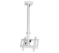 Ceiling TV Mount Full Motion Adjustable Bracket for 12-32 Inch TVs Space-Saving Design with Height Adjustment Tilt and Swivel for Easy Viewing.