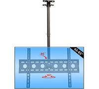 Ceiling TV Mount, Hanger TV Bracket Fits Most 43-65inch LED Screen Display, Adjustable Height, With Loading 99Lbs/45kg, Max VESA 600x400mm TV Mount (0.91.3m)