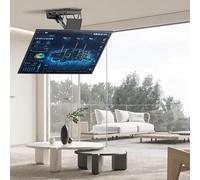 Ceiling Tv Mount - Motorised Tv Bracket, Electric Tvceiling Mount With Remote Control And Switch Control, Motorised Tv Lift Fits 50-90 Inch Tvs,