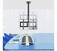 Ceiling Tv Mount Stand - 360° Rotatable Telescopic Ceiling Mount, Suitable For Most 39-90 Inch Screens, Support Hole Spacing Within 600 * 400 Mm, Cable Hidden, Maximu,