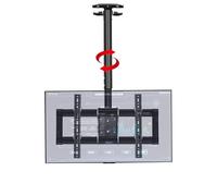 Ceiling TV Mount Stand, Adjustable Height Telescoping Ceiling TV Bracket, Wall TV Mount Bracket, Fits 37-85inch LCD LED Flat Sn TVs, Metal Expansion Screw Fixing, Up To 80kg