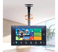 Ceiling Tv Mount Stand, Full Motion 360°Rotation Tilting Ceiling Tv Mount Stand, Wall Tv Mount Bracket, Fits 39-90 Inch Tvs, Holds Up To 85Kg/187 Lbs