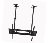 Ceiling Tv Mount Stand - Height-Adjustable Tv Ceiling Mount, Suitable For 60-100 Inch Led Flat Screen Double Rod Tv Mount, Max. Vesa 1000X600Mm, Mounting On The Ceiling,1.5m
