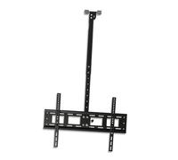 Ceiling Tv Mount Stand - Tv Wall Mount Ceiling Tv Mount Bracket, Full Motion 360 Deg Rotation Tilt Swivel Tv Mount, Fits 40-80Inch Led Screen Display, Can 90°Flip Down Tv Stan,0.65,3.05m