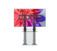 Ceiling TV Mount Stand with Remote Control and Adjustable Height for 55 to 120 Inch TVs, Supports Up to 130 kg, VESA Compatibility 1100x600
