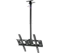 Ceiling TV Mount with Adjustable Tilt and Swivel Bracket for Optimal Viewing, Space-Saving Solution for Home and Office