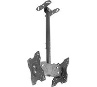 Ceiling TV Mount with Tilt and Rotate Features for Flexible Viewing, Space-Saving Solution for Home and Office Use