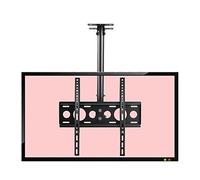 Ceiling Tv Mount With Tilt & Swivel, Adjustable Telescopic Bracket For 26-65 Inch Tvs, Max Vesa 400X400Mm, Easy Expansion Screw Installation, Durable & Space-Saving Design,1m