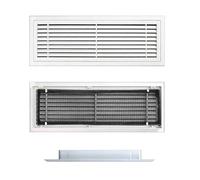 Ceiling Vent Covers，HVAC Return Air Grille with Filter Grid, Ventilation Grille Made of ABS Material,Ventilation Sidewall(23.6 * 7.8in)