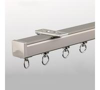 Ceiling/Wall Mount Champagne ain Track 1-5m Adjustable Aluminum Rail for Room Divider 14.8FT/450CM t for ains Space Separat & Home Decor