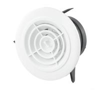 Ceiling Wall Vent Cover 125mm Rotating Control Knob(75mm) | 100mm size, rotating button control, sl esign, air inlet and outlet, easy maintenance cleaning