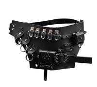 Ceinture Medivale Vikings Avec Porte-Potion - Adjustable Corset Avec Poche | Accessoire de Costume Cosplay, Fête, Halloween | Ceinture Confortable Bouteille de Potion, Idéale Spectacles Sur Scène
