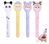 CEJAS Pack of 4 Correction Roller Pen, 6 m x 5 mm Correction Roller, Cute Kawaii, Correction Tape Cat for Students, School and Office, Suitable for Cute Girls, 4 Cute Animals