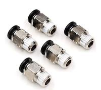 CEKER 1/4 Push to Connect Air Fittings 1/4 Inch Tubing Od to 1/8" NPT Male Thread Air Line Quick Connect Fitting Pneumatic Fittings Push In Connectors Air Hose Fittings 2Packs