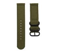 CEKGDB 20mm Canvas Nylon Strap For Garmin Vivoactive 3 Music Vivomove HR Smart Watch Accessories Bracelet Forerunner 245 245M 645 Band (Color : Armygreen, Size : 20mm)