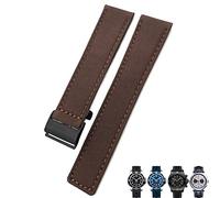CEKGDB 22mm Canvas Nylon Watch Strap Blue Green Watch Band For Breitling CHRONOMAT NAVITIMER SUPEROCEAN For Men Bracelet(Brown black,24mm)