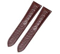 CEKGDB Alligator Genuine Leather Watch Strap For Cartier Solo Tank London Calibo Leather Watch Band Men And Women 16mm 18mm 20mm 22mm (Color : A, Size : 20mm)
