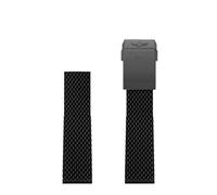CEKGDB For Breitling Watchbands 22mm 24mm Rubber Watchband For AVENGER NAVITIMER WORLD Rubber Waterproof Soft Watch Strap With Buckle(308S,22mm)