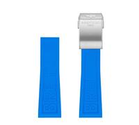 CEKGDB For Breitling Watchbands 22mm 24mm Rubber Watchband For AVENGER NAVITIMER WORLD Rubber Waterproof Soft Watch Strap With Buckle(307S,22mm)