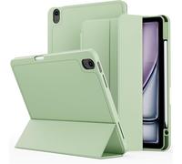 CEKGDB for iPad Mini7 Mini6 Protective Cover Case Tablet Case with Pen Slot(Matcha Green,Mini 6)