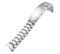 CEKGDB For Omega Speedmaster 007 Seamaster 300 AT150 Planet Ocean Speedmaster Watch Strap Solid Bracelets 18mm 20mm 22mm 316L Stainless Steel Watchband (Color : 3 beads, Size : 18mm)