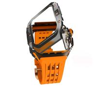 CEKGDB Luxury Glacier Modification Kit，For Apple Watch Series 9 8 7 6 5 4 SE 45MM 44MM Transparent Watch Case Band Accessories Set(Medium,45MM)