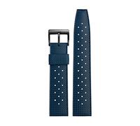 CEKGDB Rubber Watchband For Seiko Canned SRPD73 Silicone Strap 22mm 20mm Waterproof And Breathable Bracelet Outdoor Sports Watchband(BlueXblack clasp,22mm)