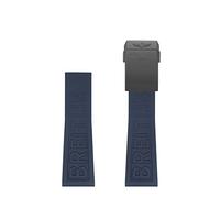 CEKGDB Rubber Watchband With Buckle For Breitling Watchbands 22mm 24mm For AVENGER NAVITIMER WORLD Rubber Waterproof Soft Watch Strap(304S,22mm)