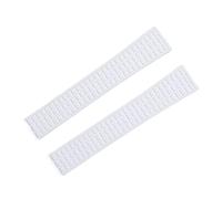CEKGDB Waterproof FKM Fluororubber Rubber Watch Band 18mm 19mm Accessories Replace For Patek Strap For Philippe For Aquanaut 5067A-001 Belt(White,18mm-Silver Buckle)