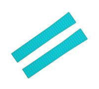 CEKGDB Waterproof FKM Fluororubber Rubber Watch Band 18mm 19mm Accessories Replace For Patek Strap For Philippe For Aquanaut 5067A-001 Belt(Tiff Blue,18mm-Without Buckle)