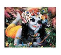 Cekog 5D Diamond Art Painting Kits Blue Girl, DIY Diamond Painting Art Kit by Number Full Drill Dot Cross Stitch Embroidery Handmade Canvas Pictures, for Home Wall Decor Round Drill 40x50cm